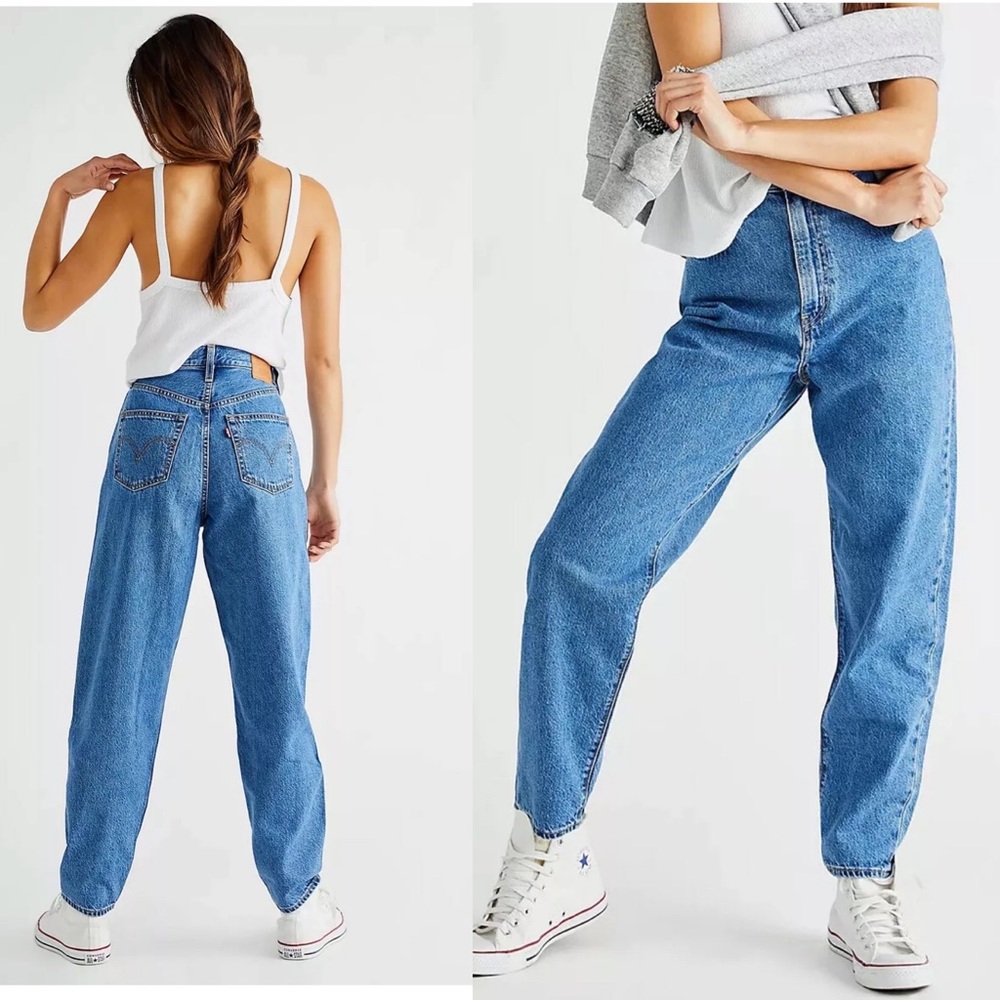 Levi’s Premium High Loose Taper Fit Jeans Hold My Purse Size 27x31 NWT $108